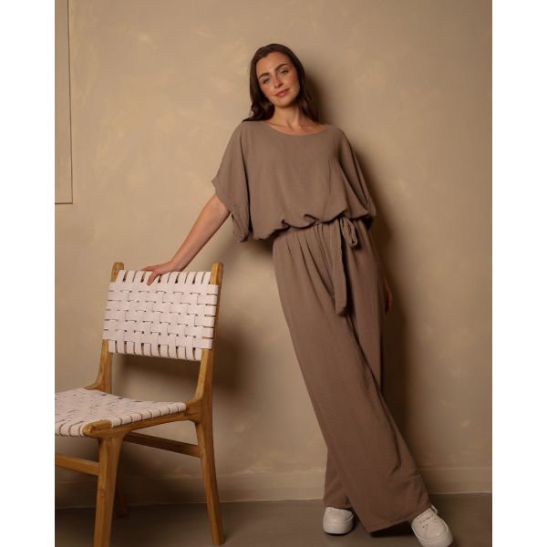 Jacque Jumpsuit | Taupe