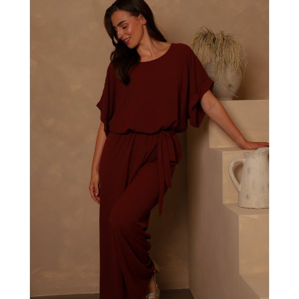 Jacque Jumpsuit | Wine