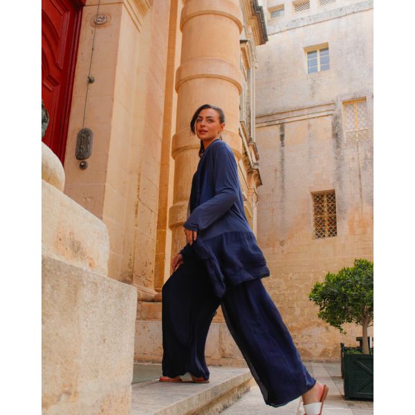 Rada Waterfall Cardi | Navy
