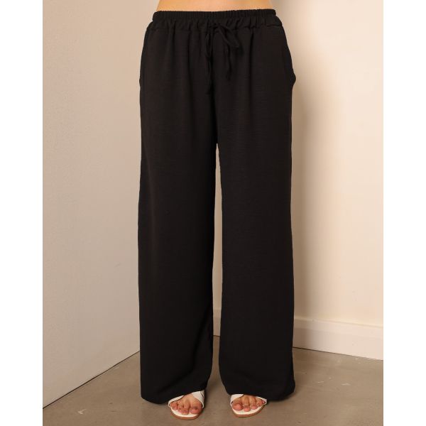 Imogen Wide Leg Trouser | Black