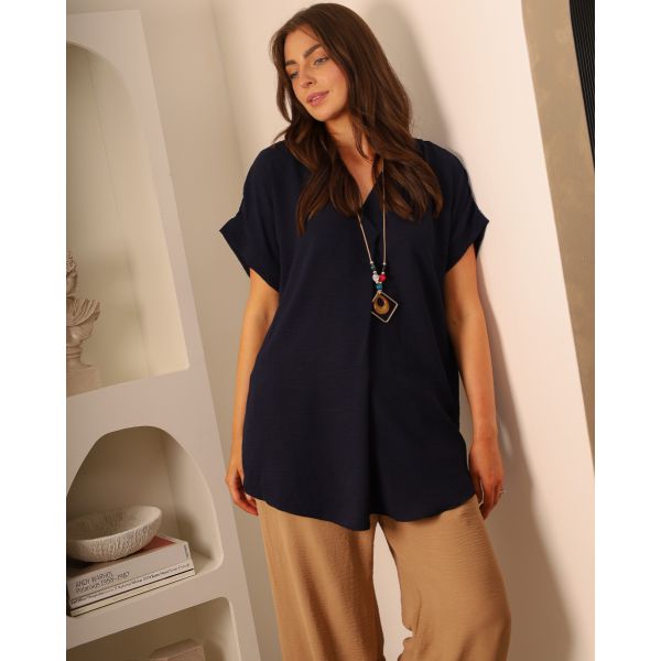 Imogen Top| Navy