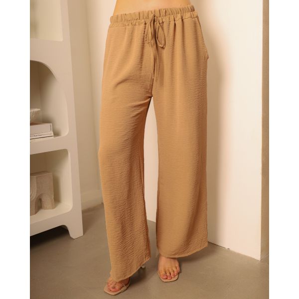 Imogen Wide Leg Trouser | Camel
