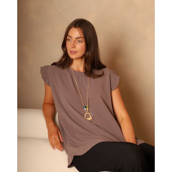 Sasha Top | Taupe