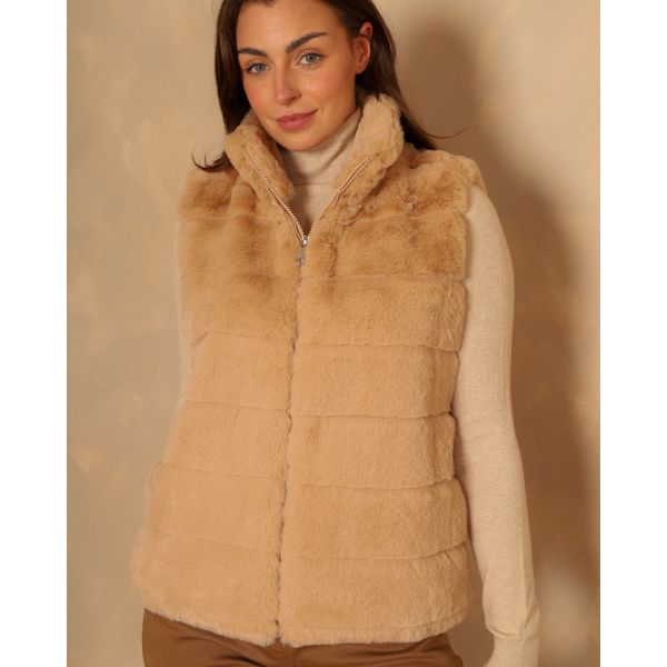 Hermione Gilet | Camel