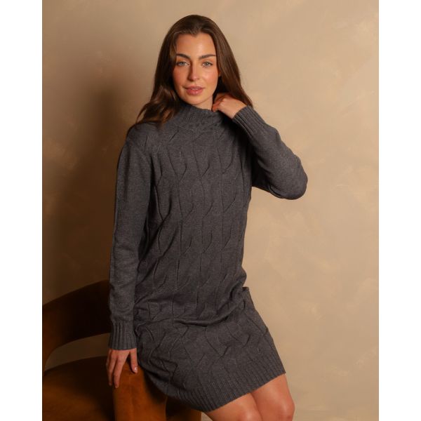 Carly Jumper Knit | Charcoal Grey