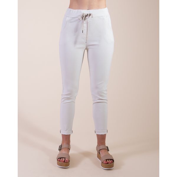 Jenna Relaxed Trouser | Beige