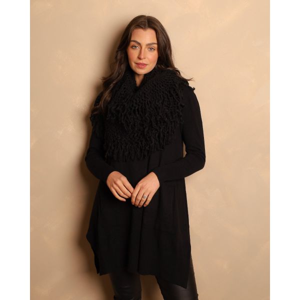 Aspen Knit and Snood | Black
