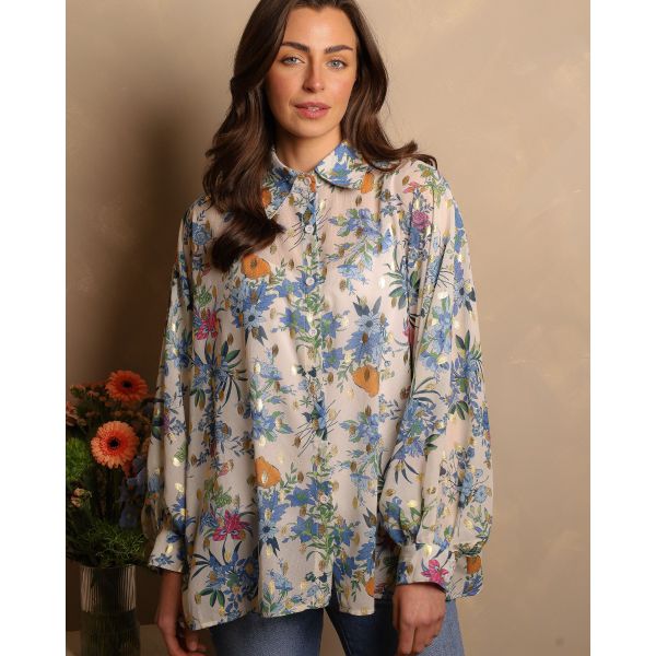 Arden Floral Print Blouse | Multi