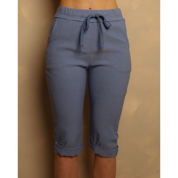 Jenna Capri Shorts | Soft Blue