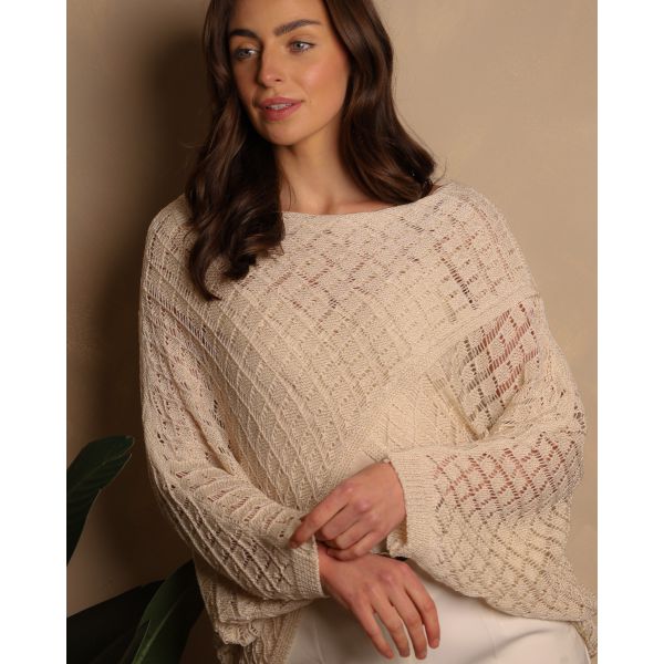 Thea Crossover Knit | Natural
