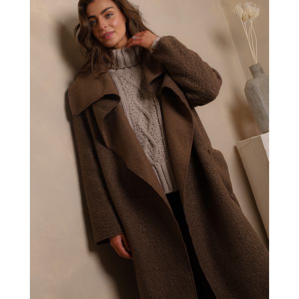 Kendall Coat | Chocolate Brown