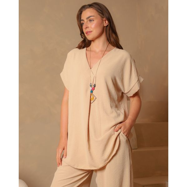 Imogen Top | Beige
