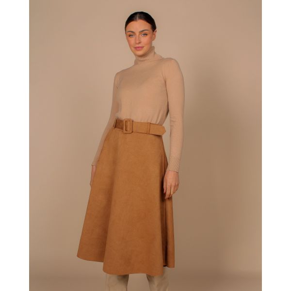 Olivia Polo Neck | Camel