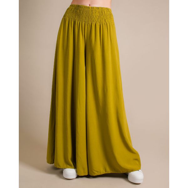Adena Palazzo Trouser | Olive