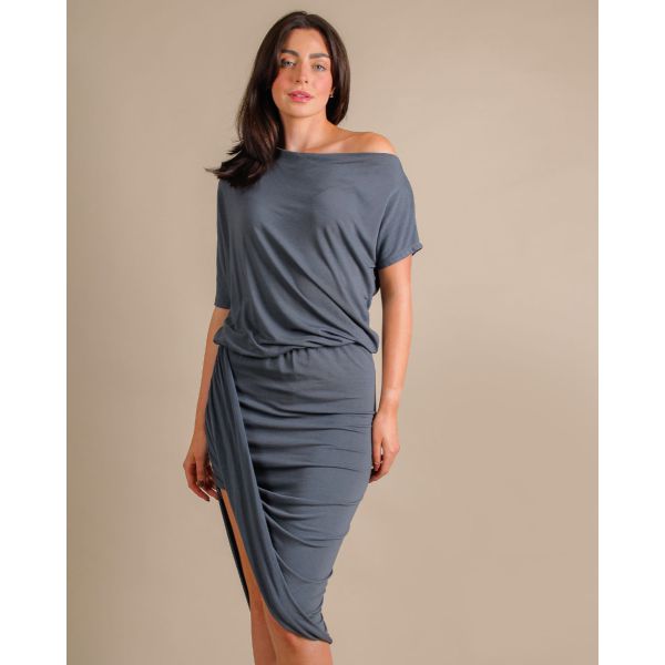 Demi Dress | Charcoal