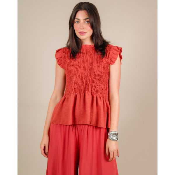 Adena Sherring Top | Rose