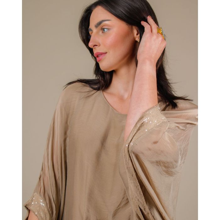Tori Sequin Top Taupe
