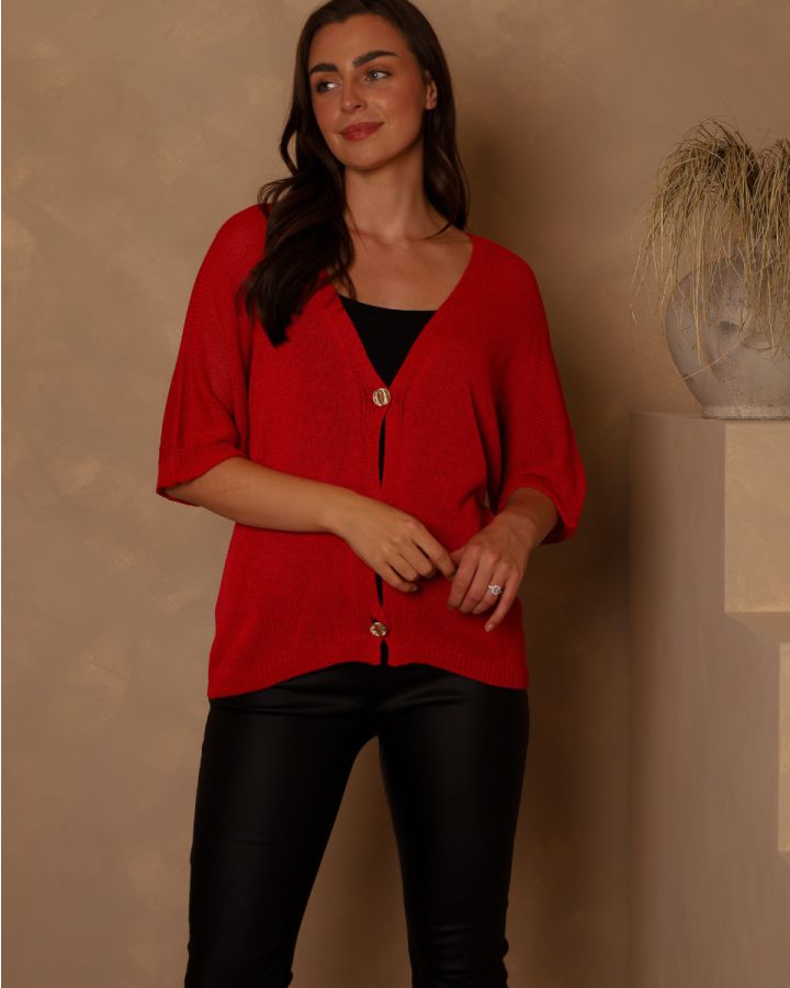 Erika Cardigan | Red