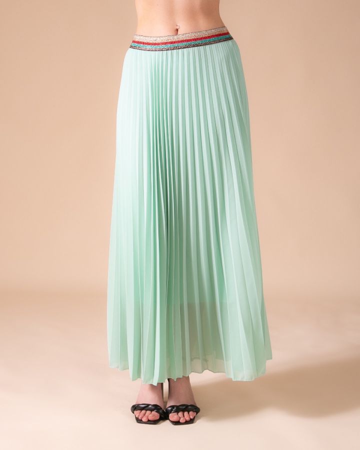 Allegra Pleated Skirt | Mint