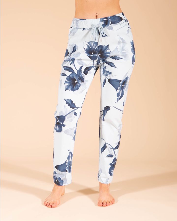 Lily Jenna Relaxed Trouser | Blue