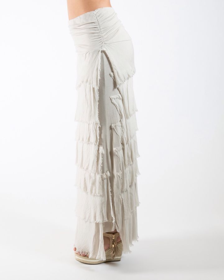 Tier Maxi Skirt / Dress | Cream