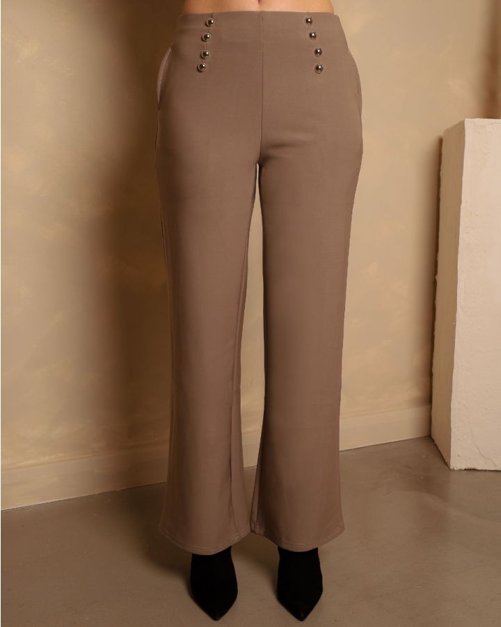 Melania Trouser | Taupe