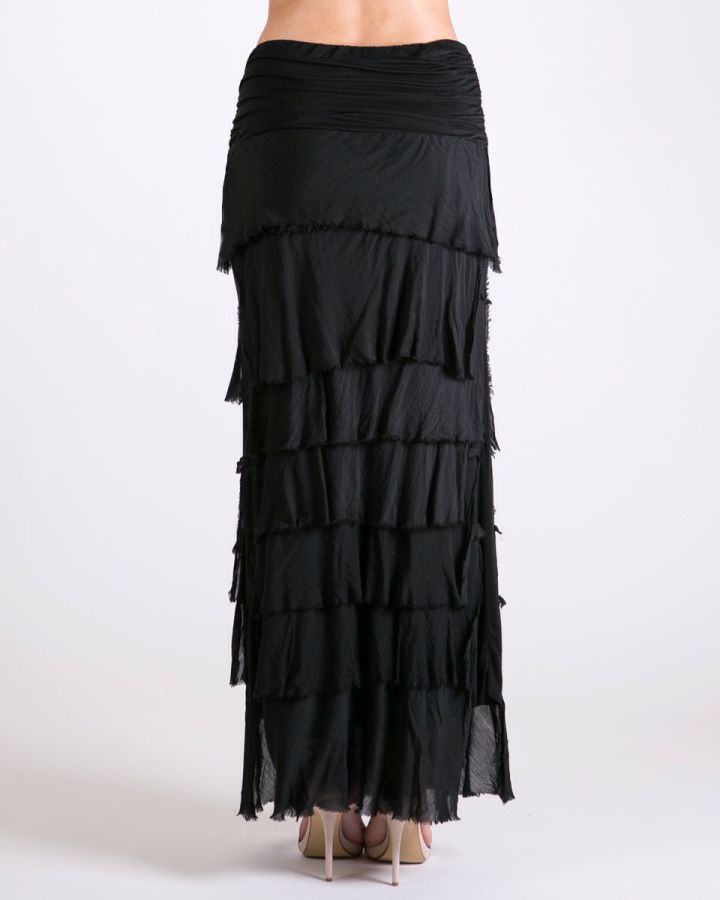 Tier Maxi Skirt / Dress | Black