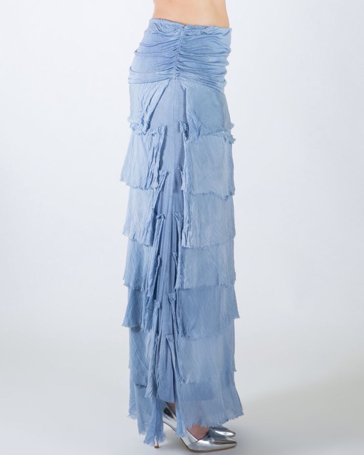 Tier Maxi Skirt / Dress | Sky Blue