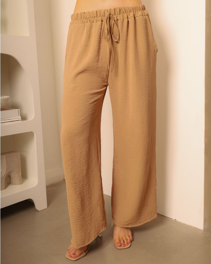 Imogen Wide Leg Trouser | Camel