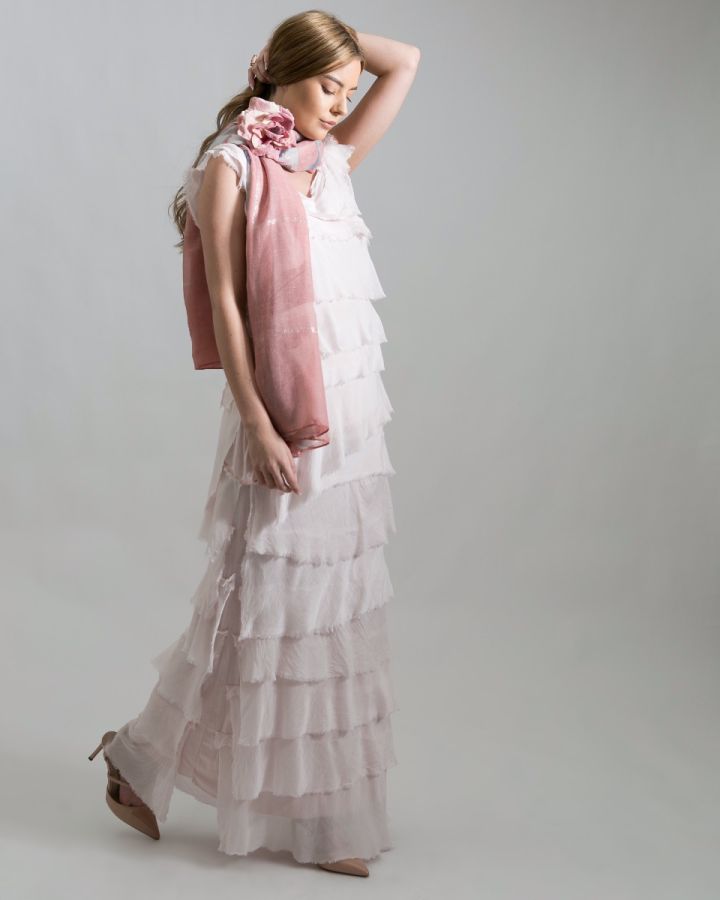 Tier Maxi Dress | Pink