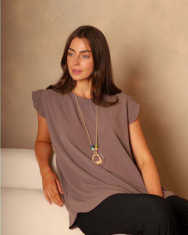 Sasha Top | Taupe