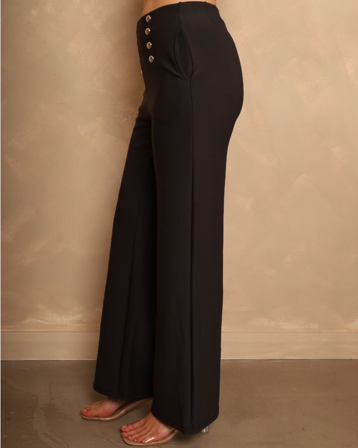Melania Trouser | Charcoal