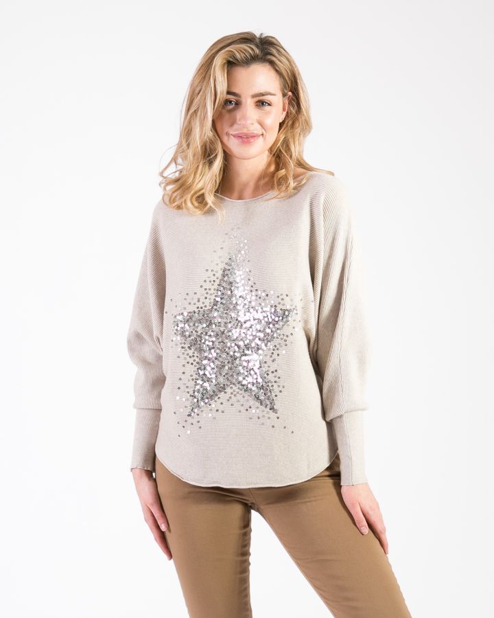 Twinkle Star Knit | Cream