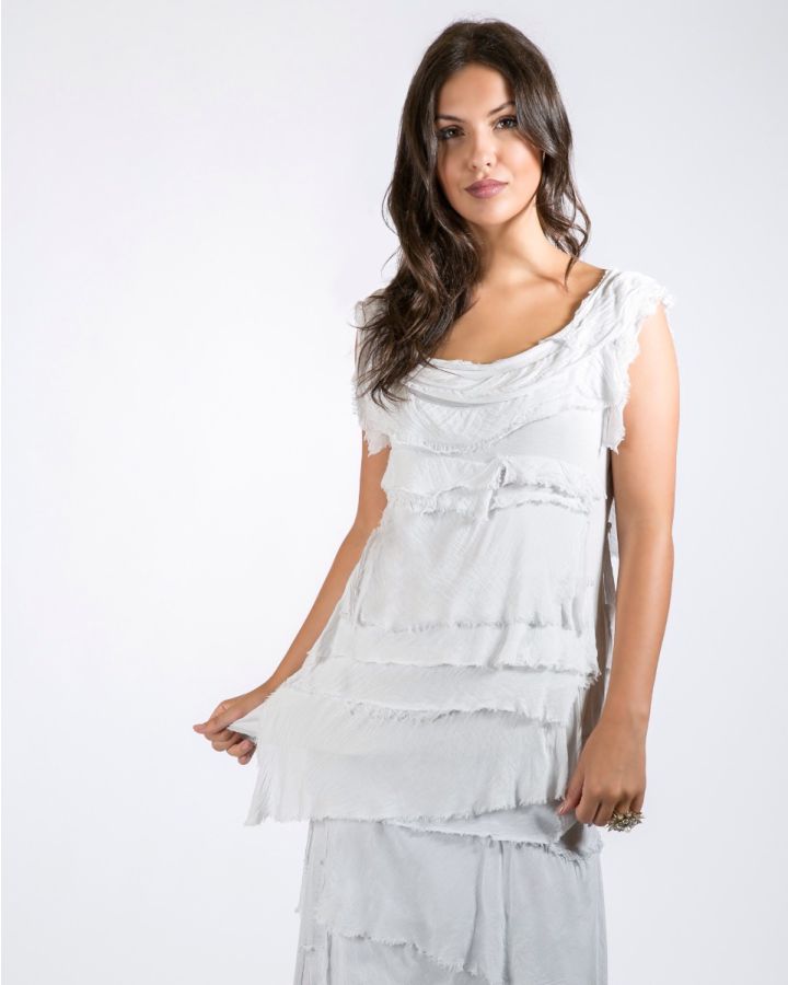 Tier Vest | Silver Grey