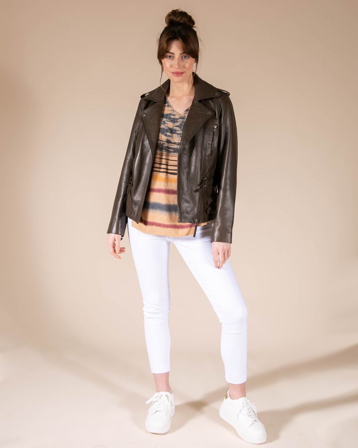 Russo Leather Jacket | Chocolate