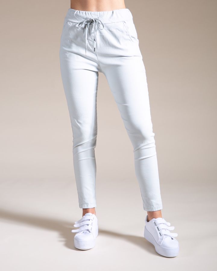Jenna Relaxed Trouser | Silver Grey
