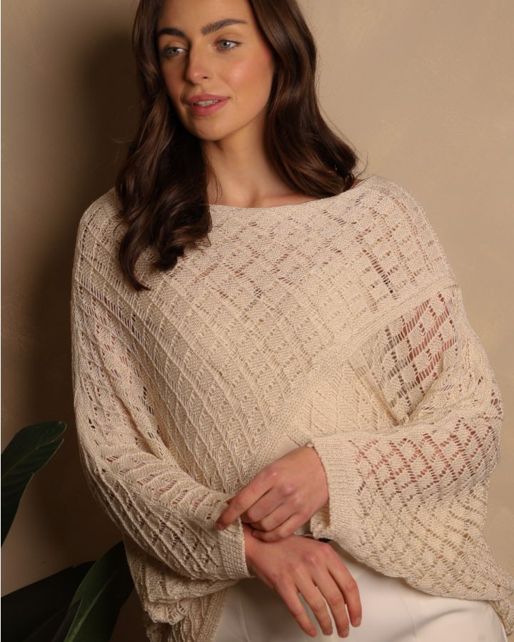 Thea Crossover Knit | Natural