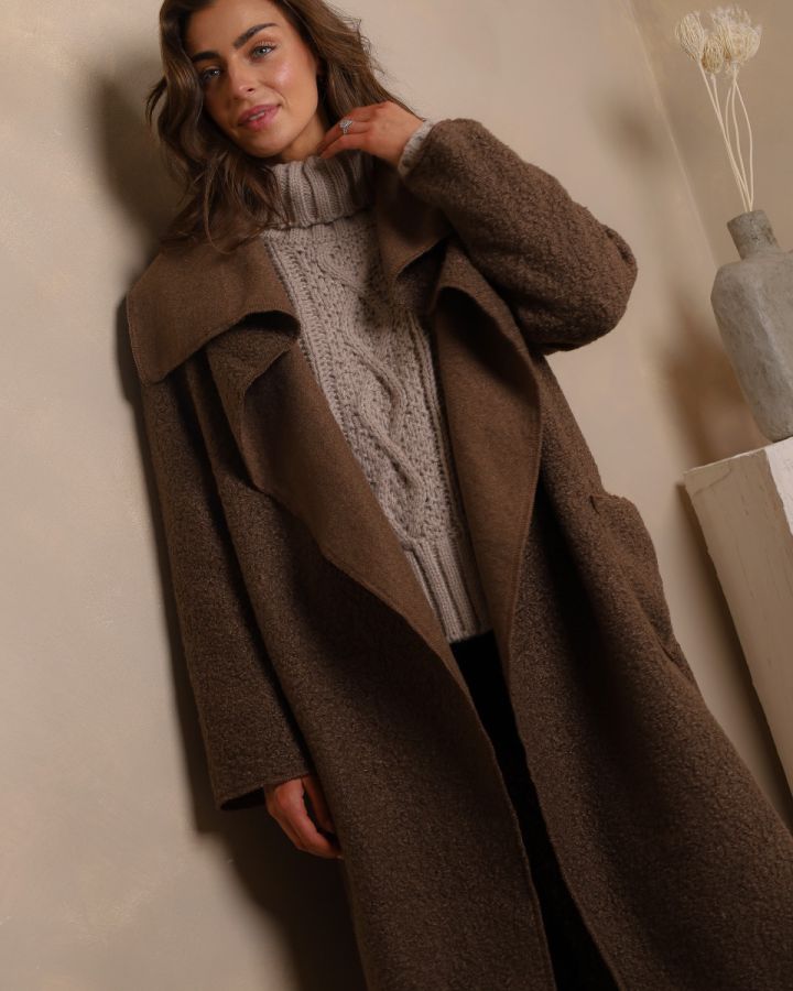 Kendall Coat | Chocolate Brown