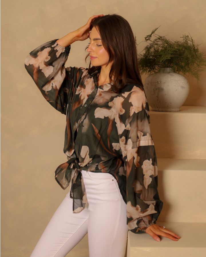 Lily Blouse | Khaki