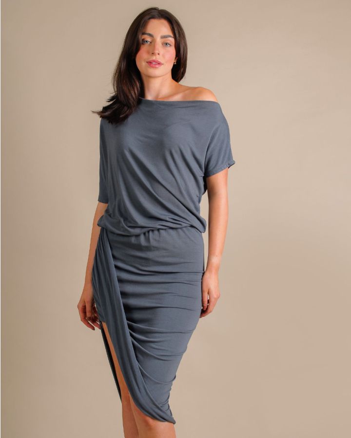 Demi Dress | Charcoal