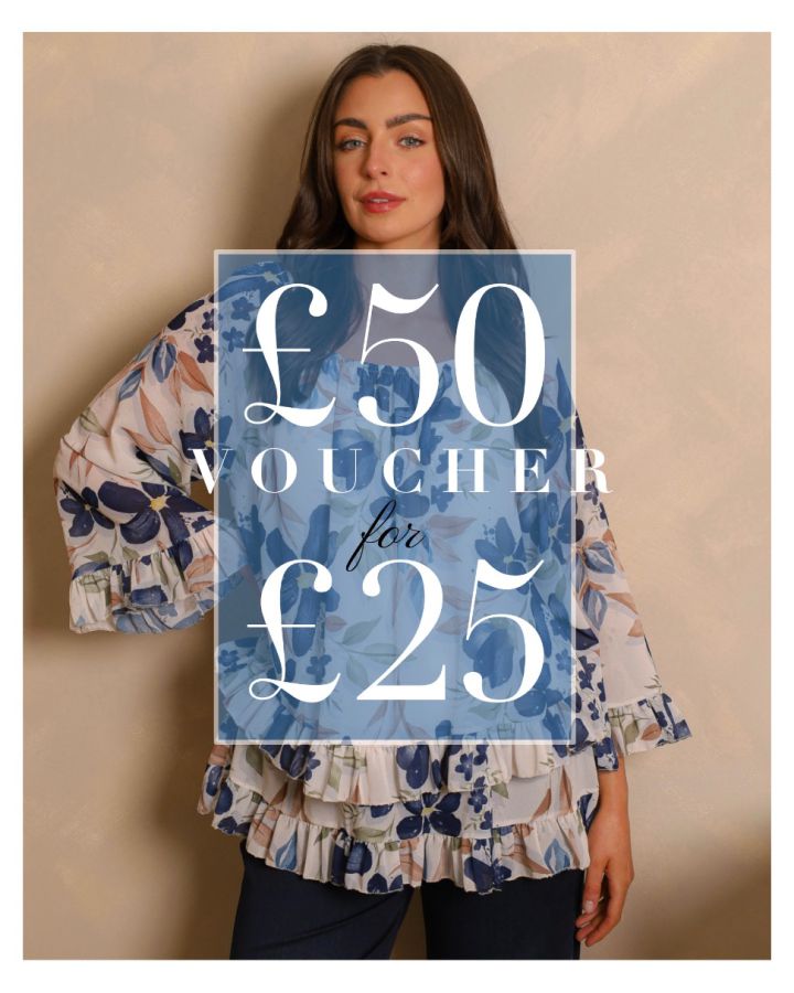 £50 Online Voucher for £25 - Click here for Terms & Conditions